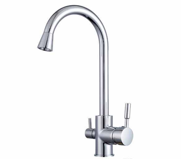 Dual Handles kitchen Sink Water Tap 005